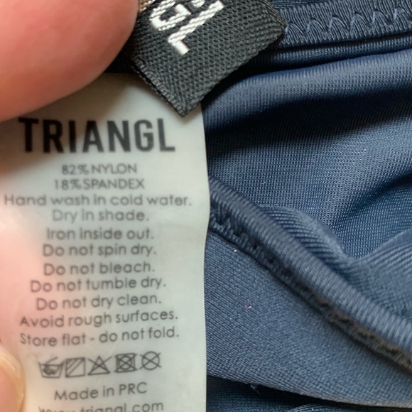 Triangl one piece cut out bathing suit - Picture 2 of 5